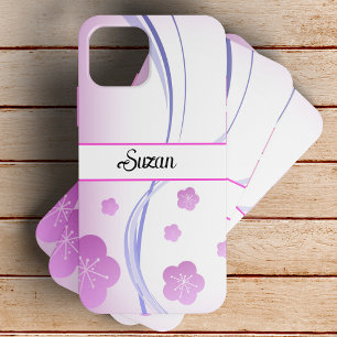 Elegante, weiche, rosa Sakura-Blume Case-Mate iPhone Hülle