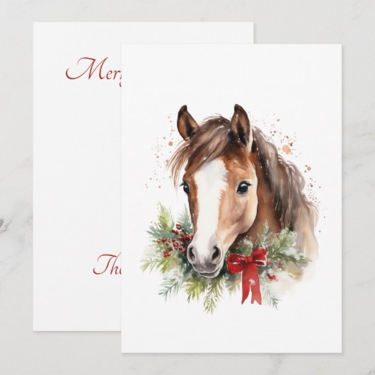 Elegante Weihnachten (Vorne/Hinten)