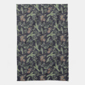 Elegante Weihnachten Botanisch Geschirrtuch (Vertikal)