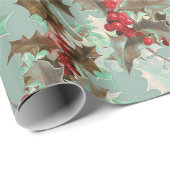 Elegante Weihnachten Geschenkpapier (Rolleneckpunkt)