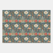 Elegante Weihnachten Geschenkpapier Set (Vorderseite 3)