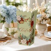 Elegante Weihnachten in Rot und Grün Geschenkschachtel