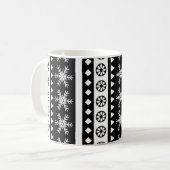 Elegante Weihnachten Kaffeetasse (Vorderseite Links)