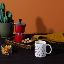 Elegante Weihnachten Kaffeetasse
