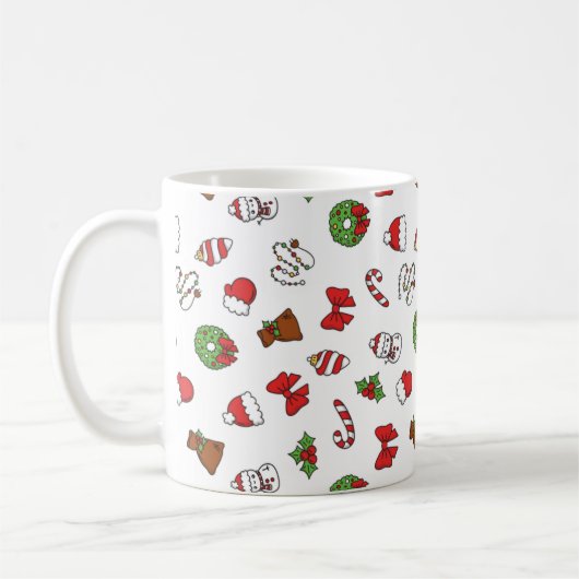 Elegante Weihnachten Kaffeetasse (Links)