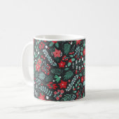 Elegante Weihnachten Kaffeetasse (Vorderseite Links)