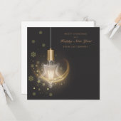 Elegante Weihnachten Karte (Vorderseite/Rückseite Beispiel)