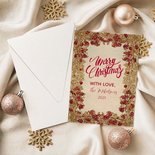 Elegante Weihnachten mit Goldblatt