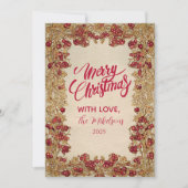 Elegante Weihnachten mit Goldblatt (Vorderseite)