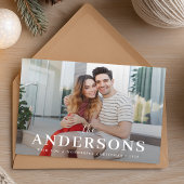 Elegante Weihnachten Stilvoll Modernes Foto Rot