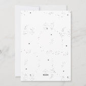 elegante Weihnachten Wirbel Foto GLÜCKLICH (Rückseite)