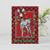 Elegante Weihnachten Zebra-Tinkelleuchten (Stehend Vorderseite)