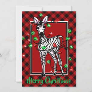 Elegante Weihnachten Zebra-Tinkelleuchten