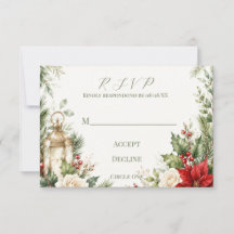 Elegante Weihnachts-Blumenhochzeit
