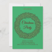 Elegante Weihnachts-Einladung Einladung (Vorderseite)