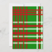 Elegante Weihnachts-Einladung Einladung (Rückseite)