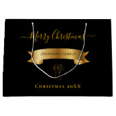 Elegante Weihnachts-Geschenktasche mit individuell Große Geschenktüte (Vorderseite)
