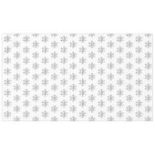 Elegante Weihnachts-Imitate Silver Snowflakes Patt Tischdecke (Vorderseite (Horizontal))