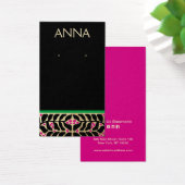 Elegante Weihnachts-Ohrring-Display-Karte (Schreibtisch)