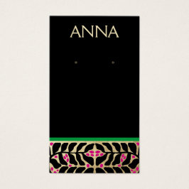 Elegante Weihnachts-Ohrring-Display-Karte