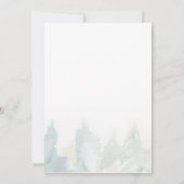 Elegante Weihnachts-Party Einladung (Rückseite)