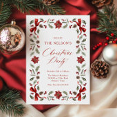 Elegante Weihnachts-Party Einladung