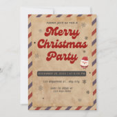 Elegante Weihnachts-Party Einladung - individuell (Vorderseite)