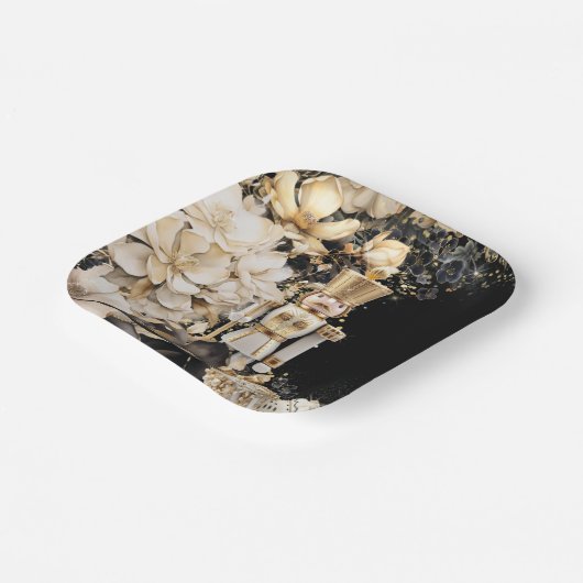 Elegante Weihnachts-Party-Teller Pappteller (Gewinkelt)