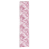 Elegante Weihnachts-Rose Gold Snowflake Muster Kurzer Tischläufer (Vorderseite)