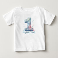Elegante Weihnachts-Schneeflocke Aquarell