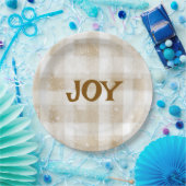 Elegante Weihnachts-Text-Papierplatten Pappteller (Party)