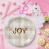 Elegante Weihnachts-Text-Papierplatten Pappteller (Party)
