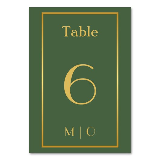 Elegante Weihnachts-Tischnummer Tischnummer (Vorderseite)