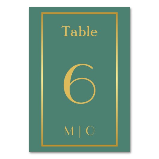 Elegante Weihnachts-Tischnummer Tischnummer (Vorderseite)