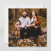 Elegante Weihnachts-Wasserfarbenkreuzkarte (Rückseite)