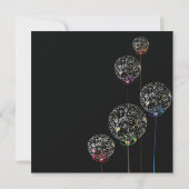 Elegante Weihnachtsball-Feiertags-Party Einladung (Rückseite)