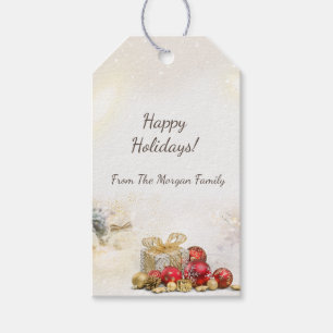 Elegante Weihnachtsbälle, Geschenk Geschenkanhänger