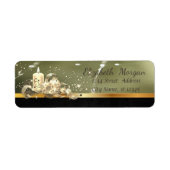 Elegante Weihnachtsbälle, Kerze, Sparkle, Grün (Vorne)