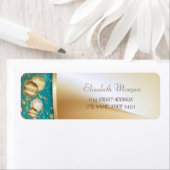 Elegante Weihnachtsbälle, Label (Insitu)