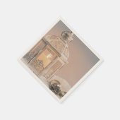 Elegante Weihnachtsbälle, Lantern Serviette (Ecke)