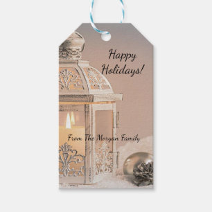 Elegante Weihnachtsbälle, Laterne Geschenkanhänger
