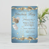 Elegante Weihnachtsbälle, Sparkle, Weihnachts-Part Einladung (Stehend Vorderseite)