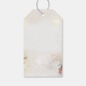 Elegante Weihnachtsbälle, vorhanden Geschenkanhänger (Rückseite)