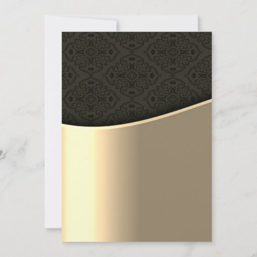 Elegante Weihnachtsbälle, Weihnachtsfest im Untern Einladung (Rückseite)