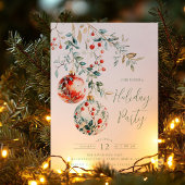 Elegante Weihnachtsballs-Feier Einladung