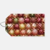 Elegante Weihnachtsbaum-Anhänger Deko Weihnachten Geschenkanhänger (Rückseite Horizontal)