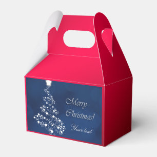 Elegante Weihnachtsbaum-Geschenkbox Geschenkschachtel