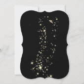 Elegante Weihnachtsbäume, Weihnachtsfest-Party Einladung (Rückseite)