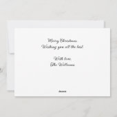 Elegante Weihnachtsbaumen frohe Weihnachten (Rückseite)