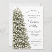 Elegante Weihnachtsbaumgesellschaft Feiertag Party Einladung (Vorderseite)
